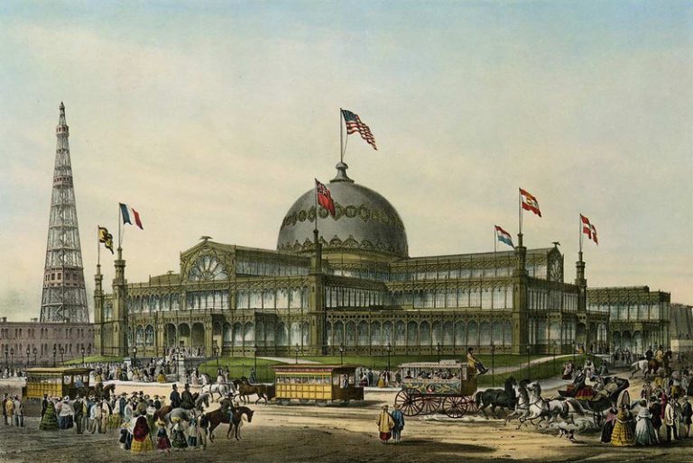 Crystal Palace - сгоревший Хрустальный дворец — New York