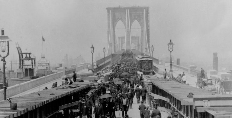 Стройка в 14 лет: открытие Бруклинского моста — New York