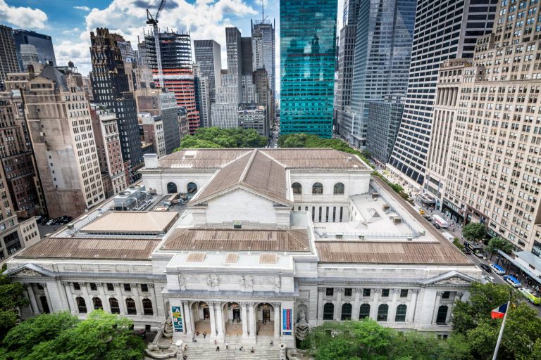 Торжественное открытие Нью-Йоркской центральной библиотеки — New York