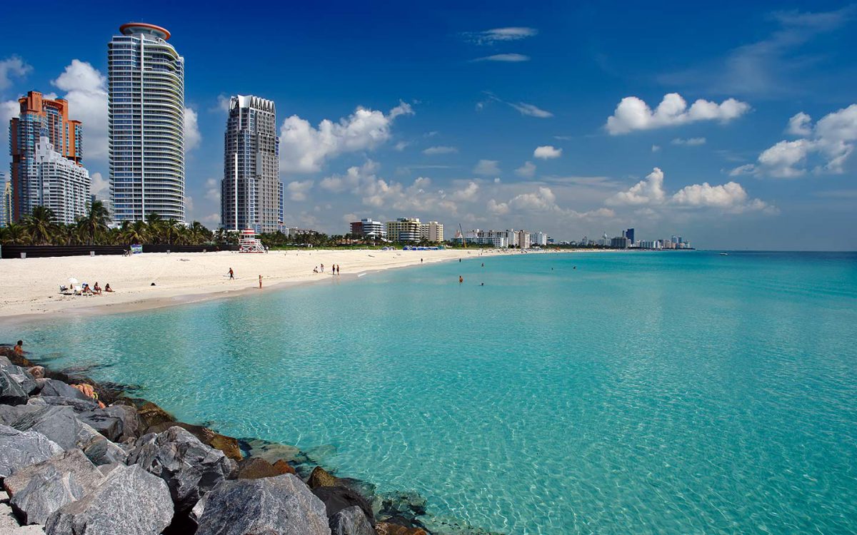 Пляж South Beach - гламурная жемчужина Майами — New York