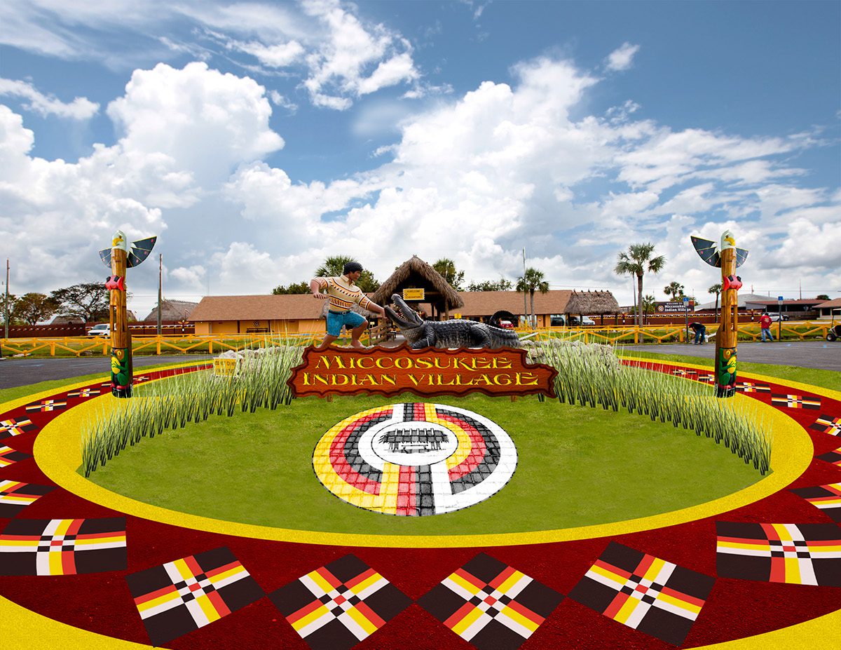 Miccosukee Indian Village - деревня свободных индейцев — New York