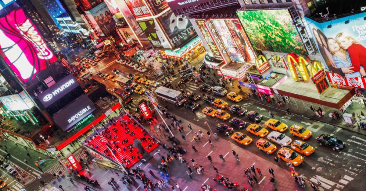 Как работает Таймс-сквер — New York