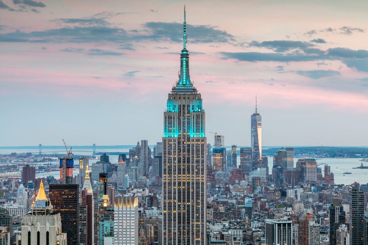 Открытая смотровая площадка Эмпайр Стейт Билдинг стала теплой — New York