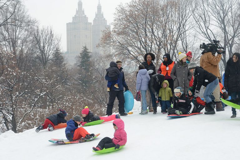 Winter Jam - фестиваль зимних видов спорта в Центральном парке — New York