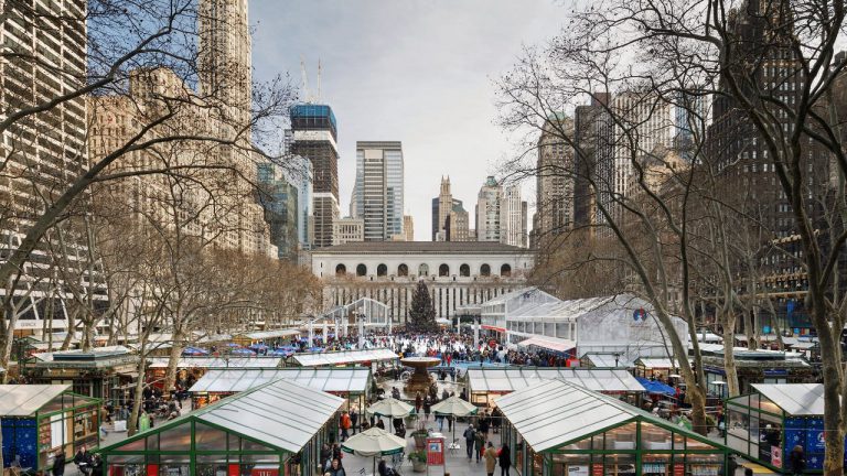 Каток и праздничный рынок в Брайант-парке откроются в этом месяце — New York